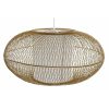 Stropné svetlo DKD Home Decor Biela Prírodná Bambus 40 W 83 x 83 x 40 cm