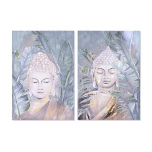 Maľba DKD Home Decor 80 x 2,8 x 120 cm 80 x 3 x 120 cm Orientálny (2 kusov)