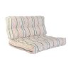 Vankúšik DKD Home Decor Podlaha Viacfarebná Aluminium Oruhy 120 x 80 x 16 cm