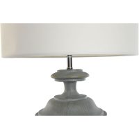 Stolná lampa Home ESPRIT Biela Sivá Živica 35,5 x 35,5 x 79 cm