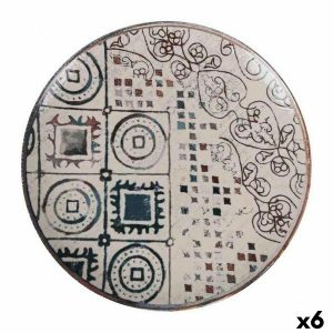 Plochý tanier La Mediterránea Grecia Porcelán (6 kusov)