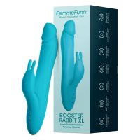 Vibrátor na stimuláciu bodu G FemmeFunn BOOSTER RABBIT XL Modrá