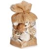 Dekoratívna guľa Biela Gaštanová 13 x 29 x 13 cm (12 kusov)
