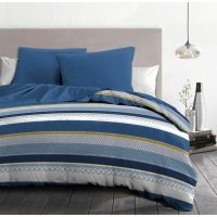 Obliečky Nordic HOME LINGE PASSION Stanis Modrá 220 x 240 cm