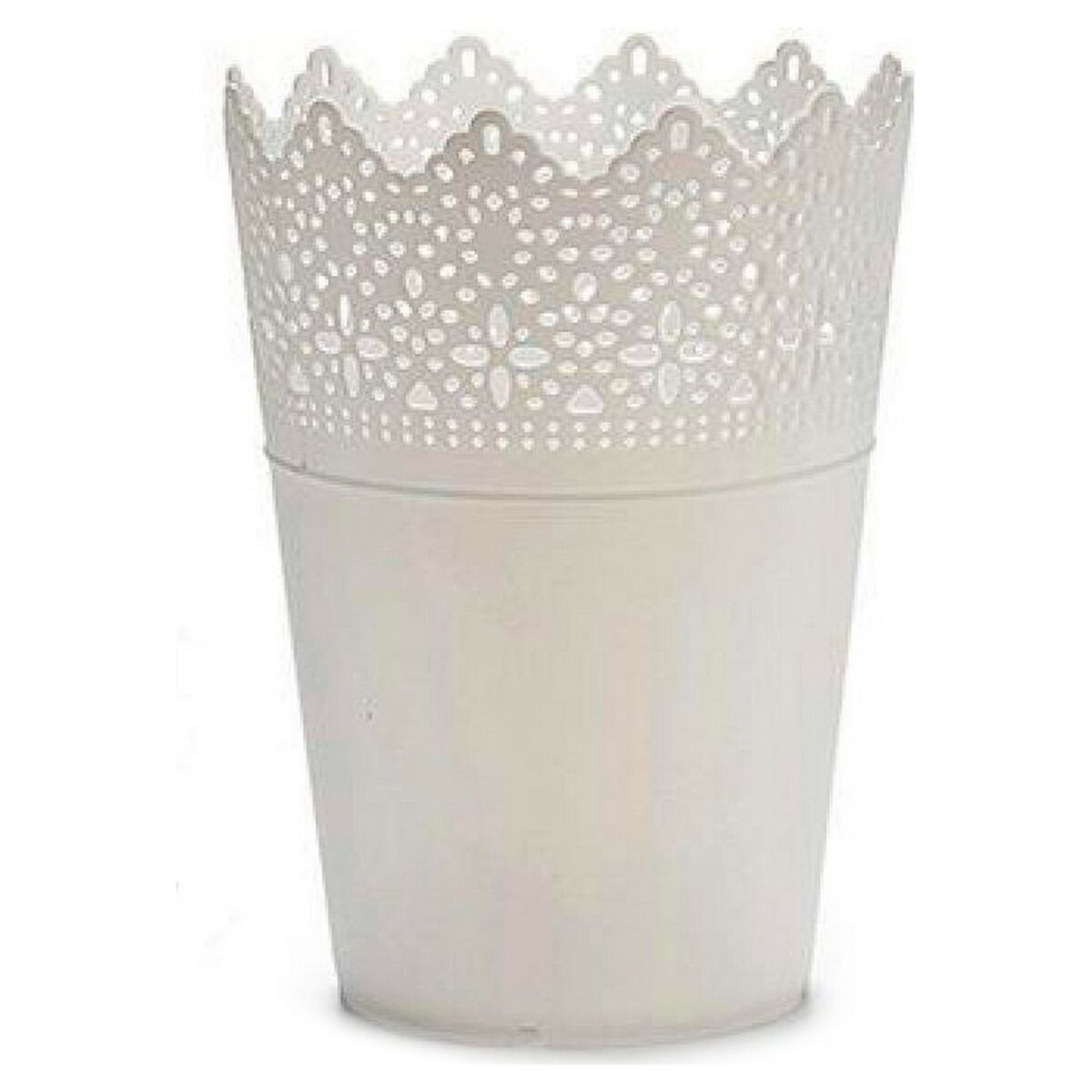 Kvetináč 8430852224194 Biela Plastické 15 x 18 x 15 cm