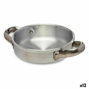 Panvica Striebristý Aluminium 15 x 4 x 20 cm (12 kusov)