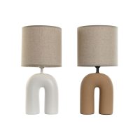 ovOJaZrZuxhPPg Stolná lampa Home ESPRIT Biela Terakota 220 W 60 V 24 x 24 x 50 cm (2 kusov)