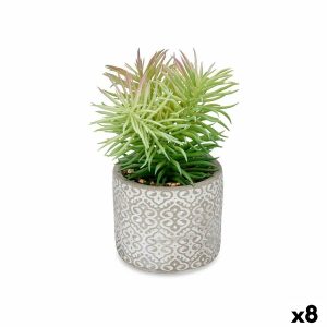 Okrasná rastlina Sukulent Drevo Plastické 12 x 22 x 12 cm (8 kusov)