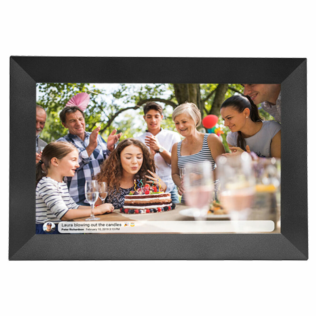 Rám na digitálne fotografie Denver Electronics localization_B09J1DKKXB 10,1″ Čierna Wi-Fi
