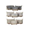 Súprava košíkov DKD Home Decor Béžová Sivá 40 x 30 x 24 cm Polyester Drevo 3 Kusy (3 kusov)