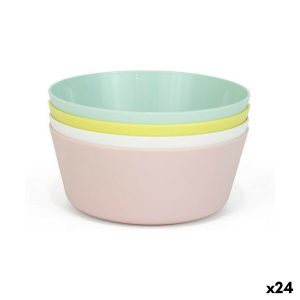 Sada misiek Dem Viacfarebná 4 Kusy Plastické 12 x 12 x 5 cm (4 Kusy) (24 kusov)