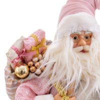 Vianočná ozdoba Ružová Plastické Polyesterová živica Látka 45 cm