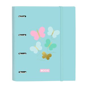Krúžkové zakladače Moos Butterflies Modrá 27 x 32 x 3.5 cm