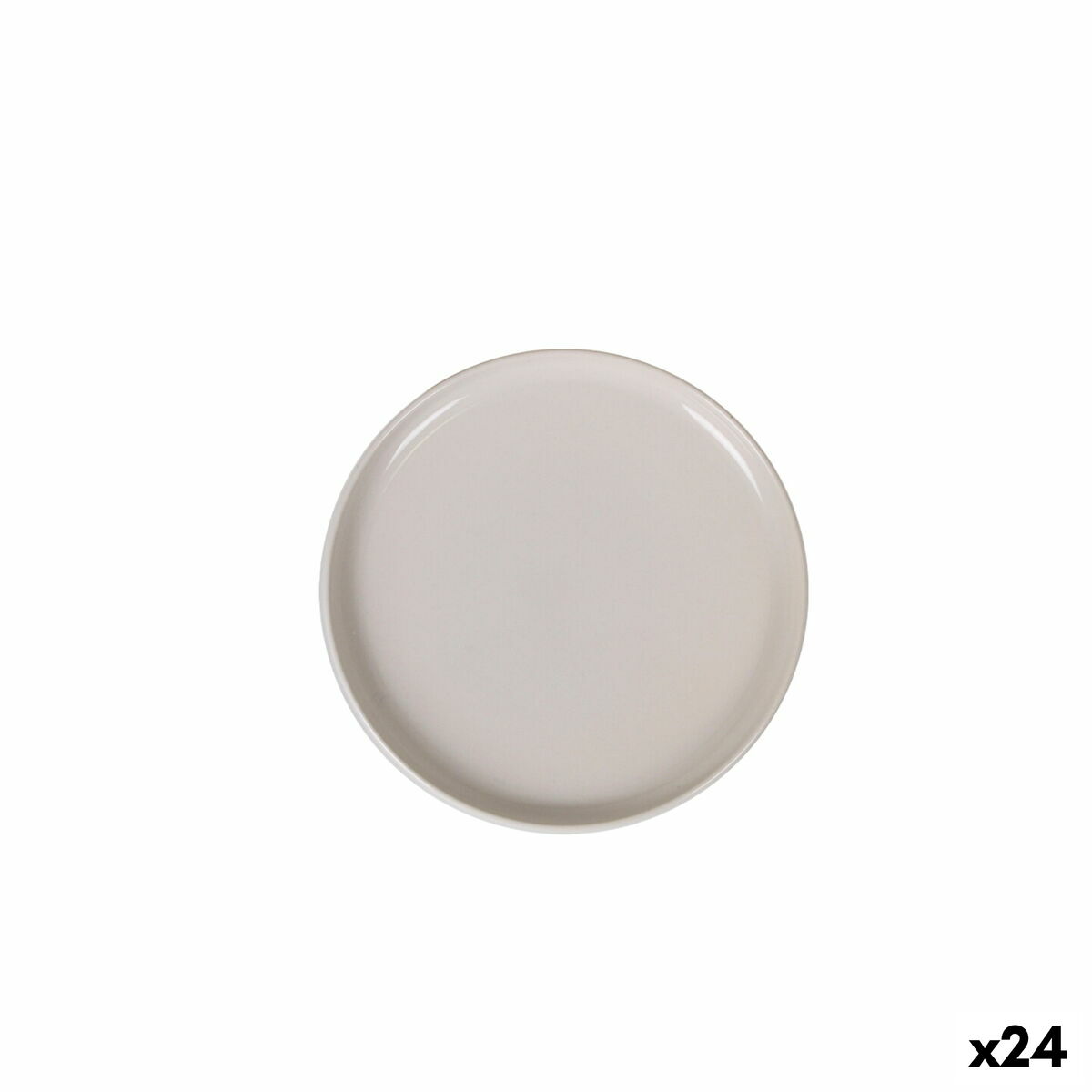 Tácka na chuťovky La Mediterránea Ivory Okrúhla Ø 15,4 x 2,1 cm (24 kusov)