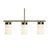 Stropné svetlo DKD Home Decor Biela Zlatá Kov Sklo 60 x 15 x 25 cm