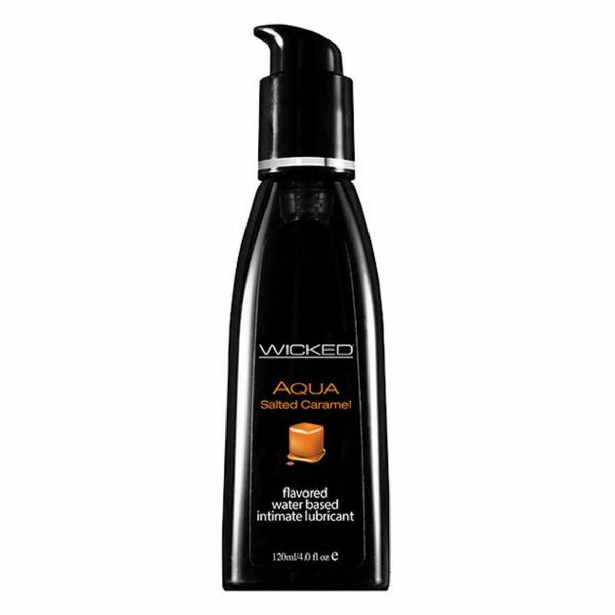 Aqua Salted Caramel – lubrikant na báze vody 120 ml, slaný karamel Wicked 120 ml