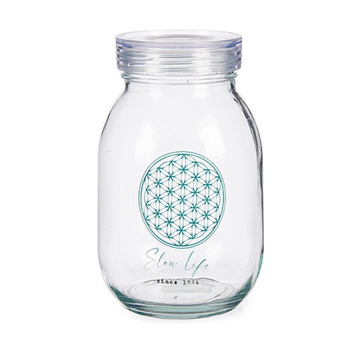 Loď Slow Life Transparentná Sklo (1800 ml) (4 kusov)