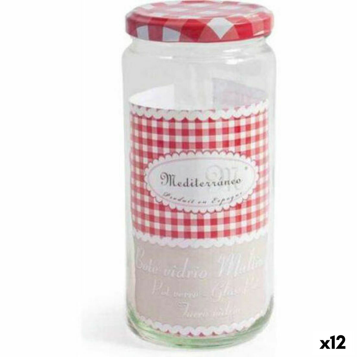 Sklenená nádoba La Mediterránea Norma Viacúčelové 720 ml Sklo (12 kusov)