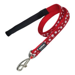 Vodítko pre psa Red Dingo Červená Bodky (1,5 x 120 cm)