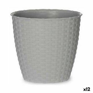 Kvetináč Stefanplast Sivá Plastické 19 x 17,5 x 19 cm (12 kusov)