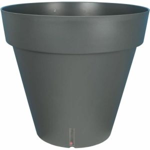 Kvetináč Riss RIV3580795940769 ? 40 cm Sivá Polypropylén Plastické Okrúhly