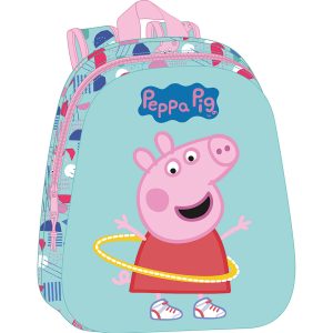 Školský batoh Peppa Pig zelená Ružová 27 x 33 x 10 cm
