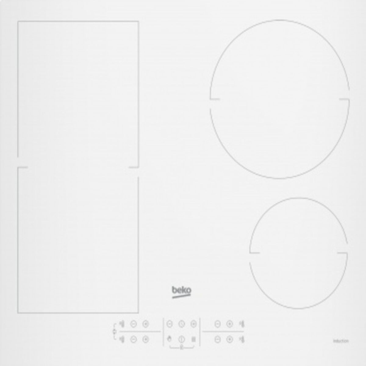 Indukčná Platnička BEKO 01302909 58 cm 7200 W