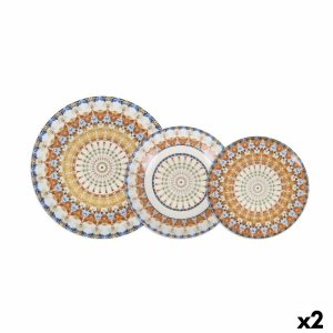 Súprava Tanierov Santa Clara Corintia 18 Kusy Porcelán (2 kusov)