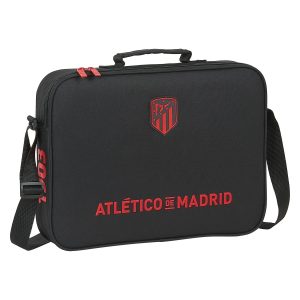 Školská taška Atlético Madrid Čierna (38 x 28 x 6 cm)