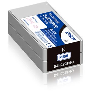 Originálne atramentové náplne Epson SJIC22P Čierna