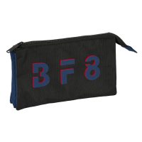 Trojitý peračník BlackFit8 Urban Čierna Námornícka modrá (22 x 12 x 3 cm)