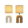 Stolná lampa Home ESPRIT Biela Terakota 220 W 60 V 24 x 24 x 50 cm (2 kusov)