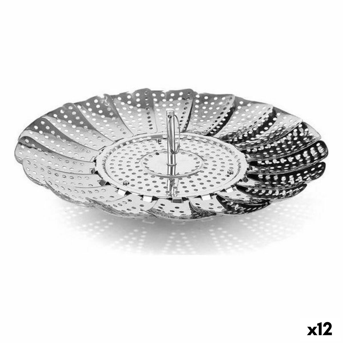 Parný hrniec Quttin Nerezová oceľ 14 cm (12 kusov) (22,5 x 14 cm)