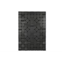 Dekorácia na stenu Home ESPRIT Čierna Abstraktný Moderný 81 x 3,8 x 117 cm
