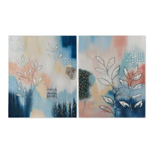 Maľba DKD Home Decor Branches Abstraktný 80 x 4 x 100 cm Moderný (2 kusov)