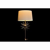 Stolná lampa DKD Home Decor Zlatá Kov Biela 41 x 41 x 80 cm 220 V 50 W