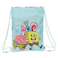 Batoh so šnúrkami Spongebob Stay positive Modrá Biela 26 x 34 x 1 cm