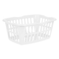 Košík Biela Polypropylén 50 L 58 x 24 x 42 cm (12 kusov)