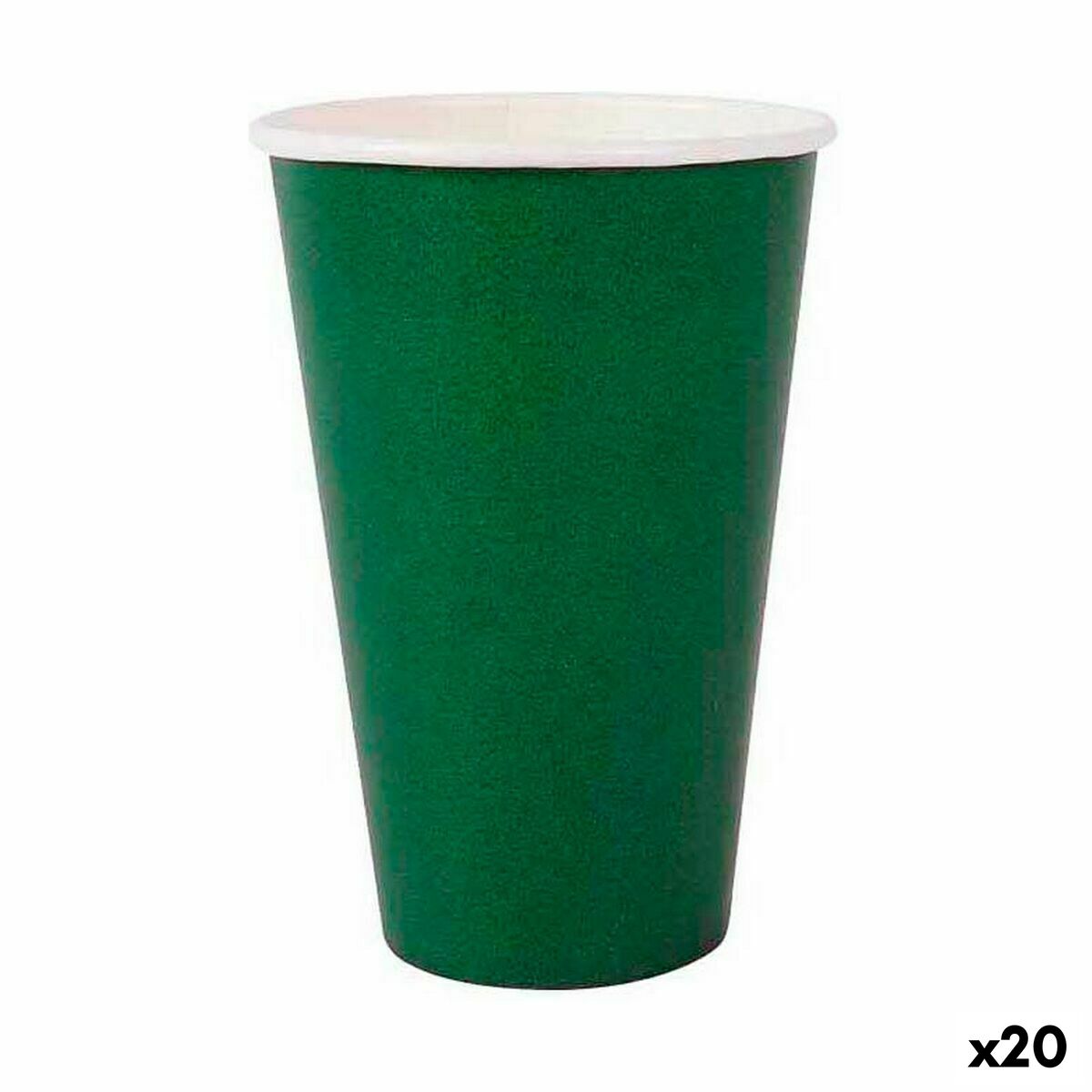 Sada pohárov Algon Jednorázový; nevratný Kartón zelená 10 Kusy 350 ml (20 kusov)