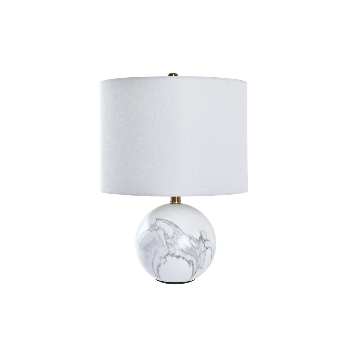Stolná lampa DKD Home Decor Biela Zlatá Kov 50 W 220 V 36 x 36 x 52 cm