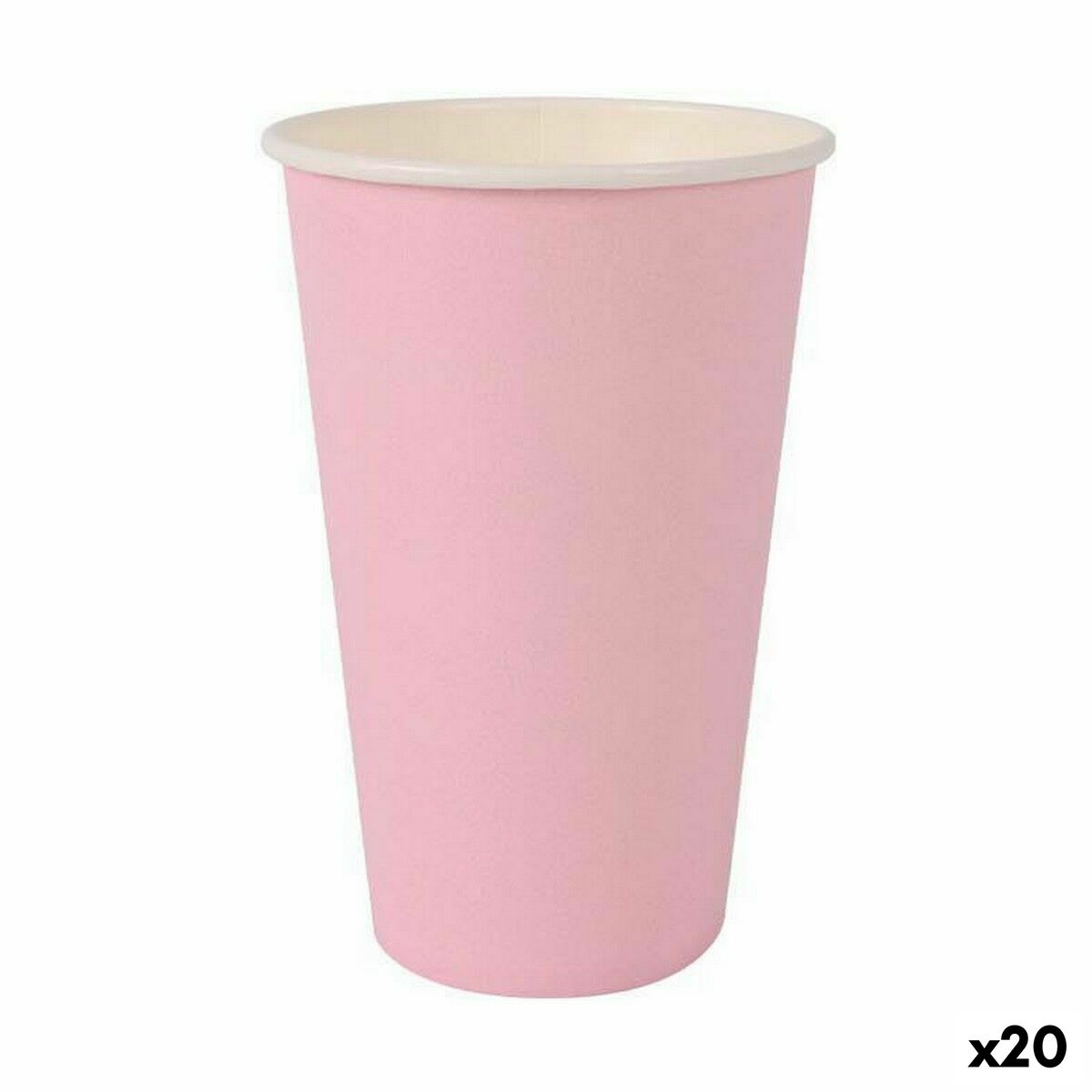 Sada pohárov Algon Jednorázový; nevratný Kartón Ružová 10 Kusy 330 ml (20 kusov)