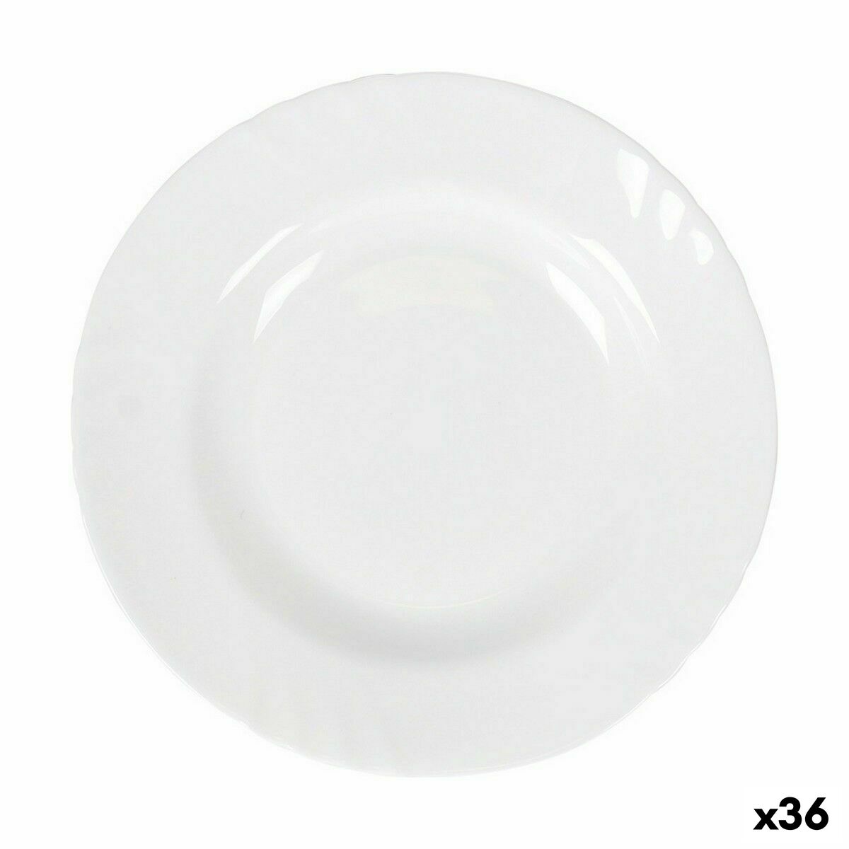 Hlboký Tanier La Mediterránea Everett 23 x 23 x 3 cm (36 Kusov)