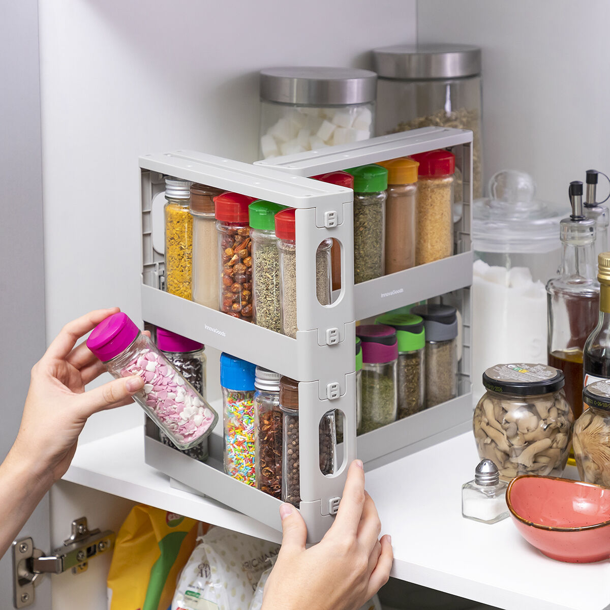 Organizér na posúvanie a otáčanie koreničiek Rispick InnovaGoods
