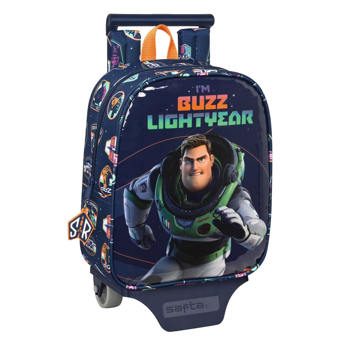 Školská taška na kolieskach Buzz Lightyear Námornícka modrá (22 x 27 x 10 cm)