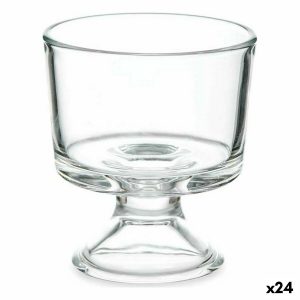 Pohár na zmrzlinu a miešané nápoje Transparentná Sklo 290 ml (24 kusov)
