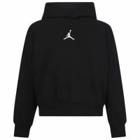 Dievčenská mikina s kapucňou Jordan Icon Play Biela Čierna