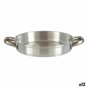 Panvica Ø 22 cm Striebristý Aluminium (12 kusov)