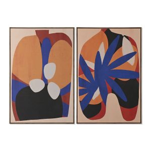 Maľba Home ESPRIT Mestská 80 x 4,5 x 120 cm (2 kusov)