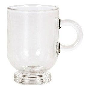 Sada 6 Hrnčekov na Kávu Royal Leerdam Sentido Expresso Transparentná Nerezová oceľ Sklo 80 ml 6 Kusy (6 kusov)