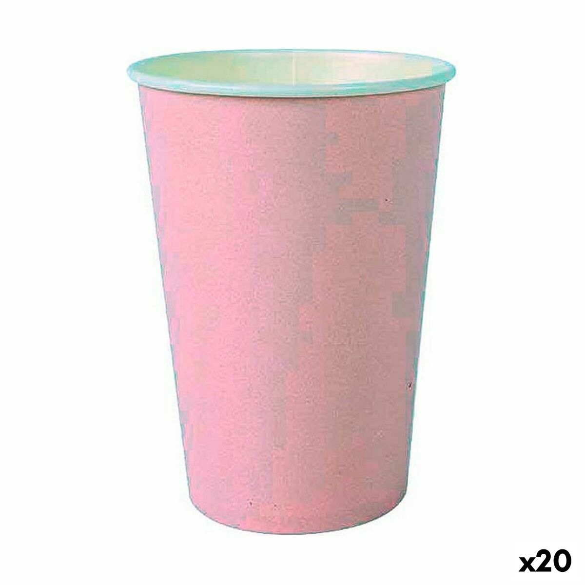 Sada pohárov Algon Jednorázový; nevratný Kartón Ružová 20 Kusy 220 ml (20 kusov)